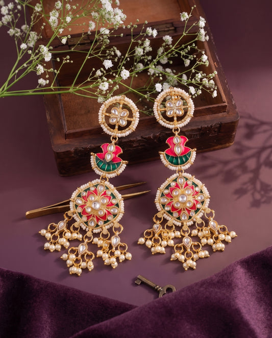 Ishavya Meena Chandbali Earring