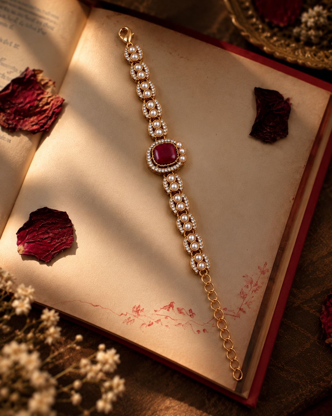 Ruby Ruhi Indo Western Bracelet