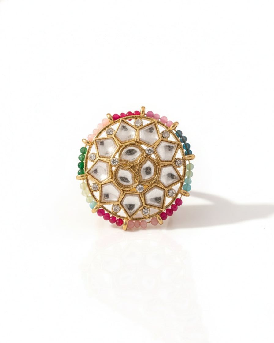 Chhavi Ethnic Ring - Multi