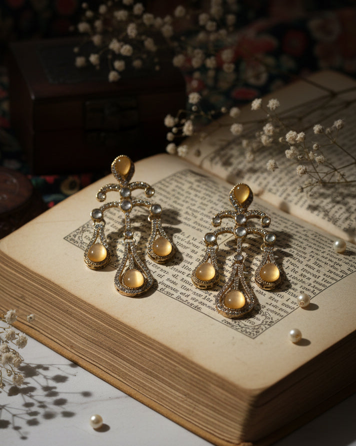 Yellow Eshlyn Earring - Zircone