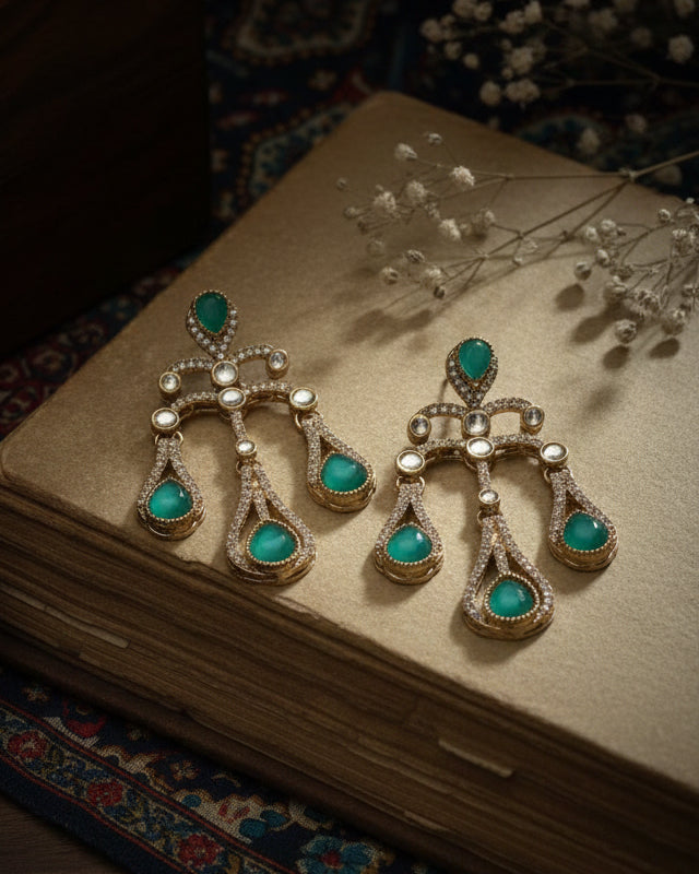 Sage Green Eshlyn Earring - Zircone