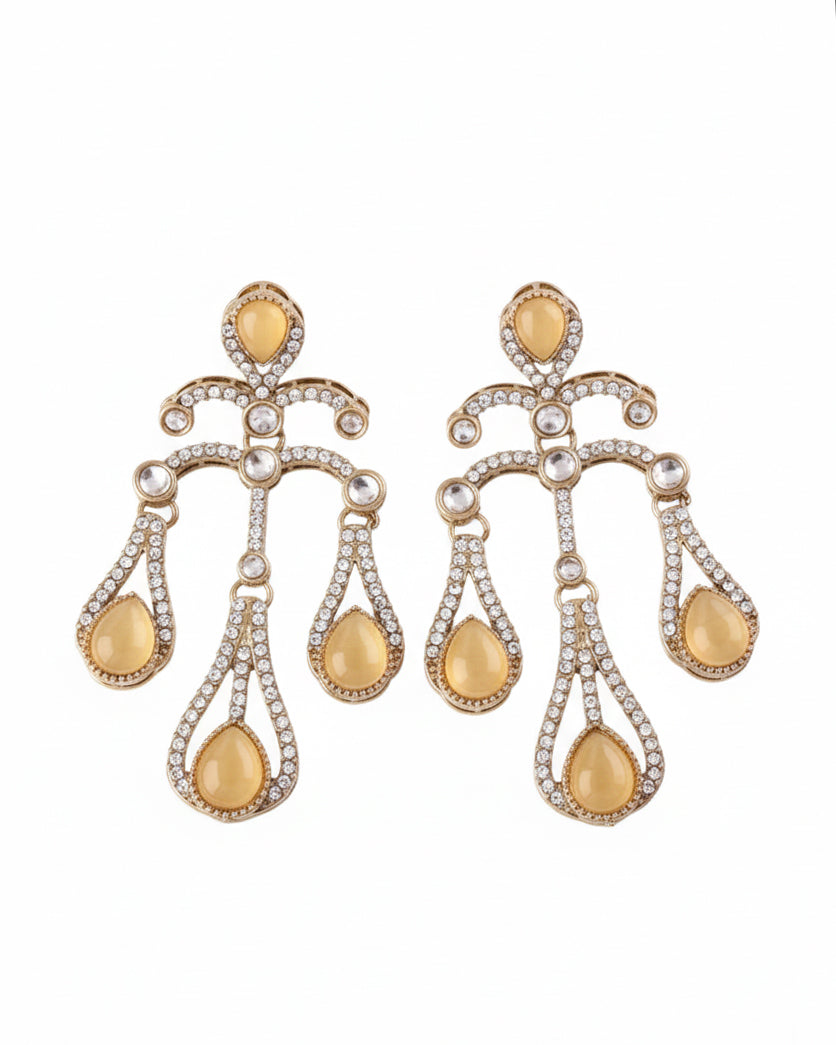 Yellow Eshlyn Earring - Zircone