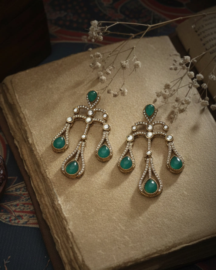 Sage Green Eshlyn Earring - Zircone