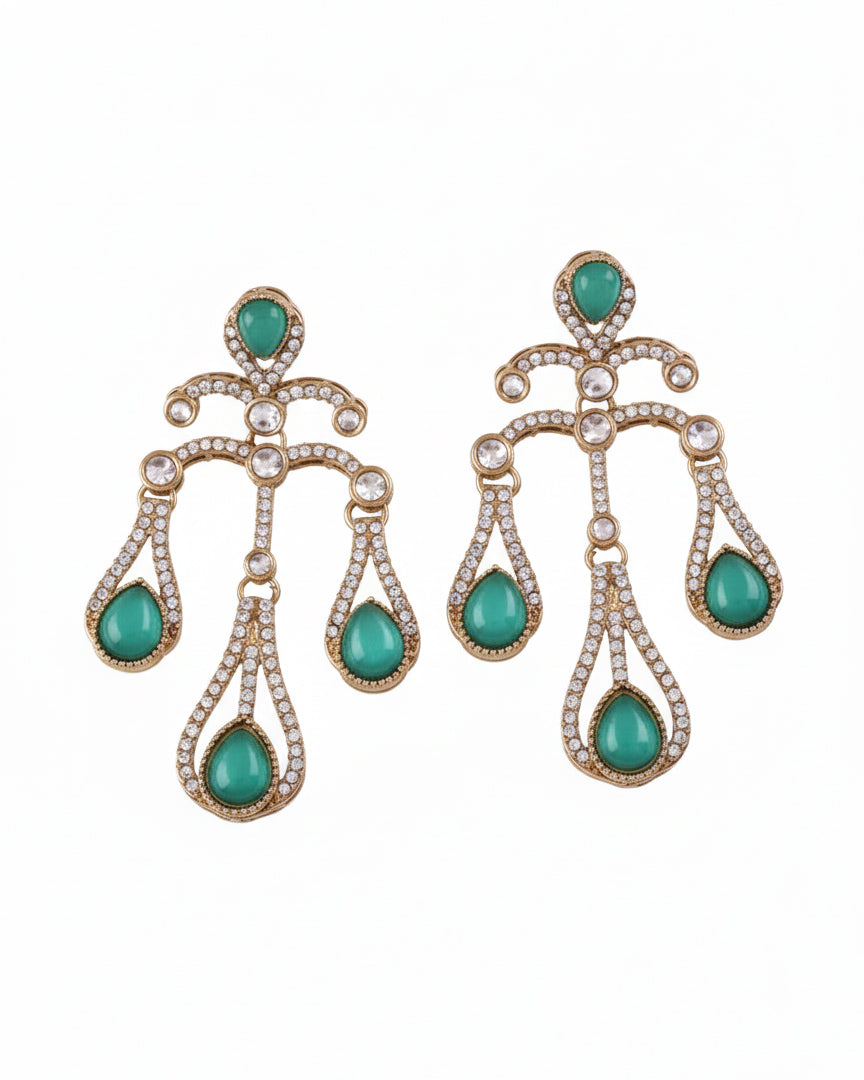 Sage Green Eshlyn Earring - Zircone