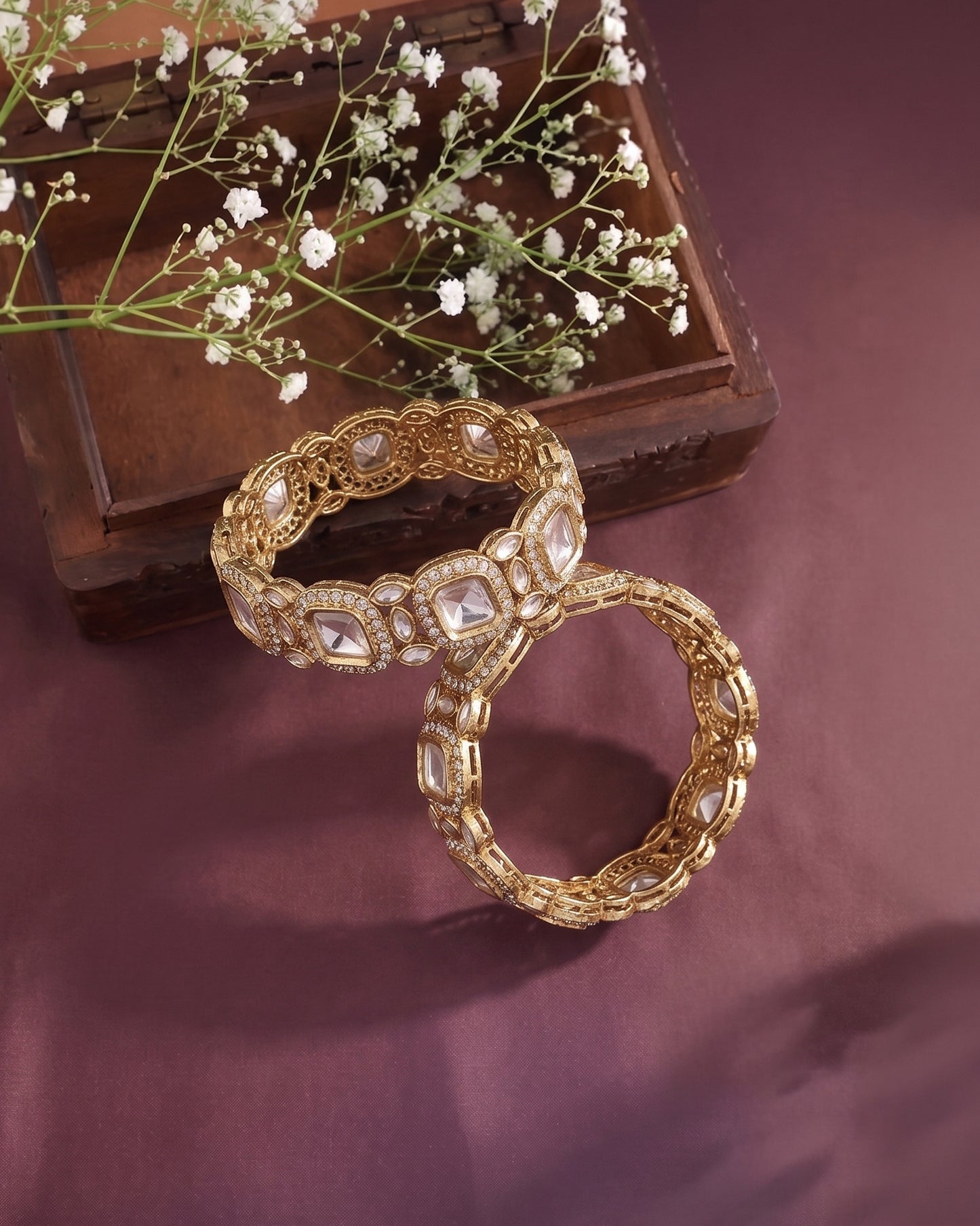 Zenvika Bangle - Polki Dupe
