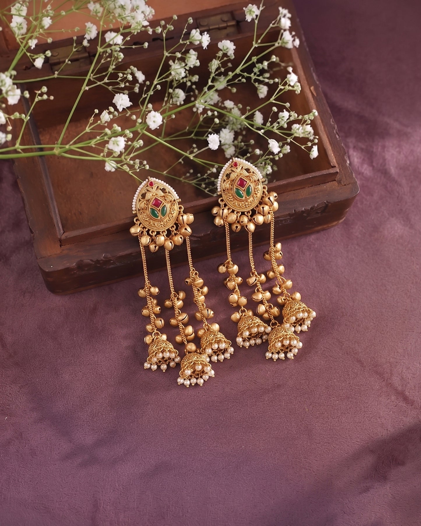 Aarivya Premium Kashmiri Look Earring