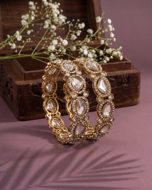 Tivraa Bangle - Polki Dupe