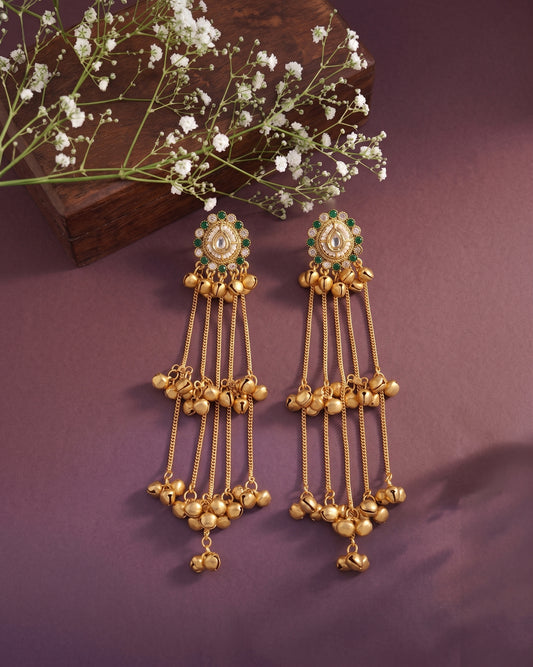 Saumira Premium Kashmiri Look Ghungroo Earring