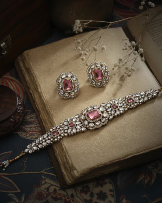 Blush Yunita Choker Jewellery Set