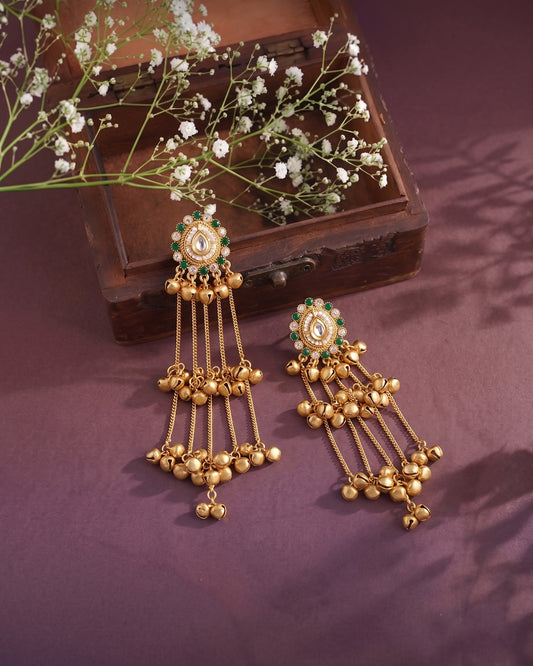 Saumira Premium Kashmiri Look Ghungroo Earring
