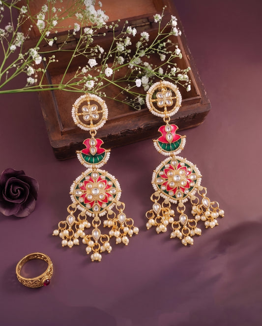 Ishavya Meena Chandbali Earring