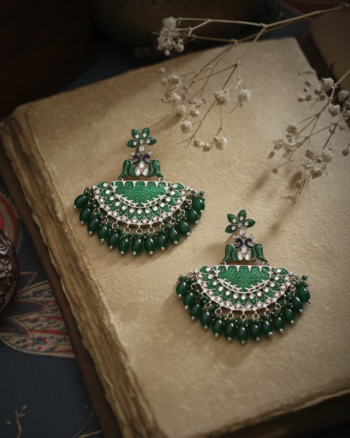 Green Sovya Chandbali