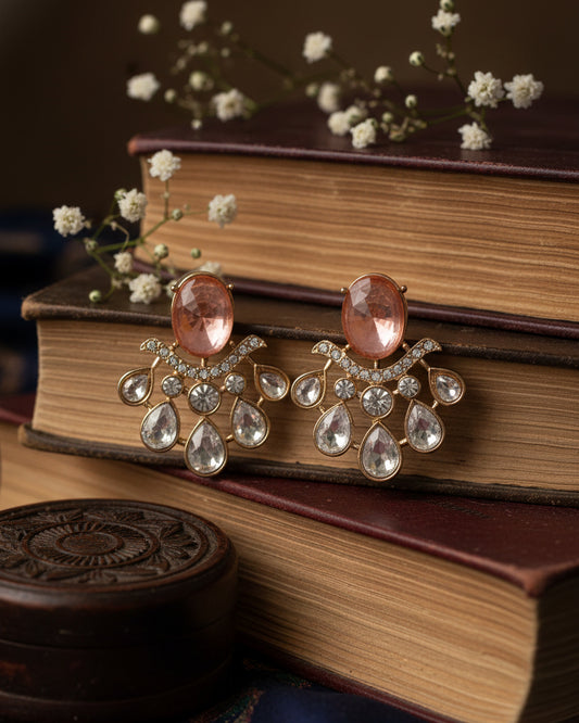 Blush Amevya Designer Stud