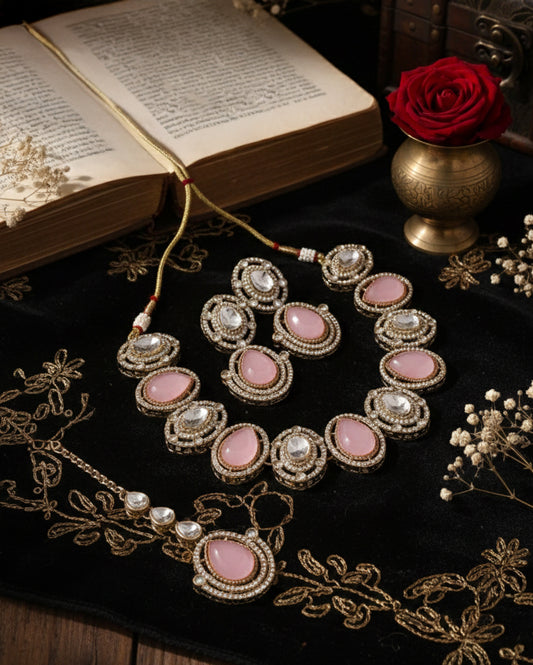 Blush Nirav Polki Dupe Jewellery Set