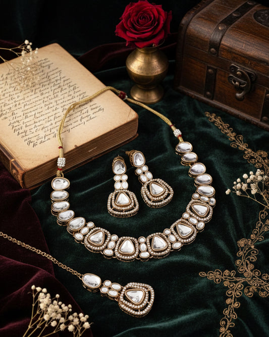 Abhimanyu Polki Dupe Jewellery Set