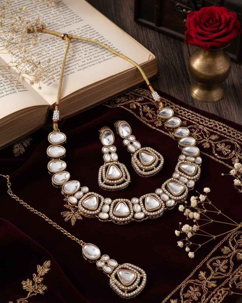 Abhimanyu Polki Dupe Jewellery Set