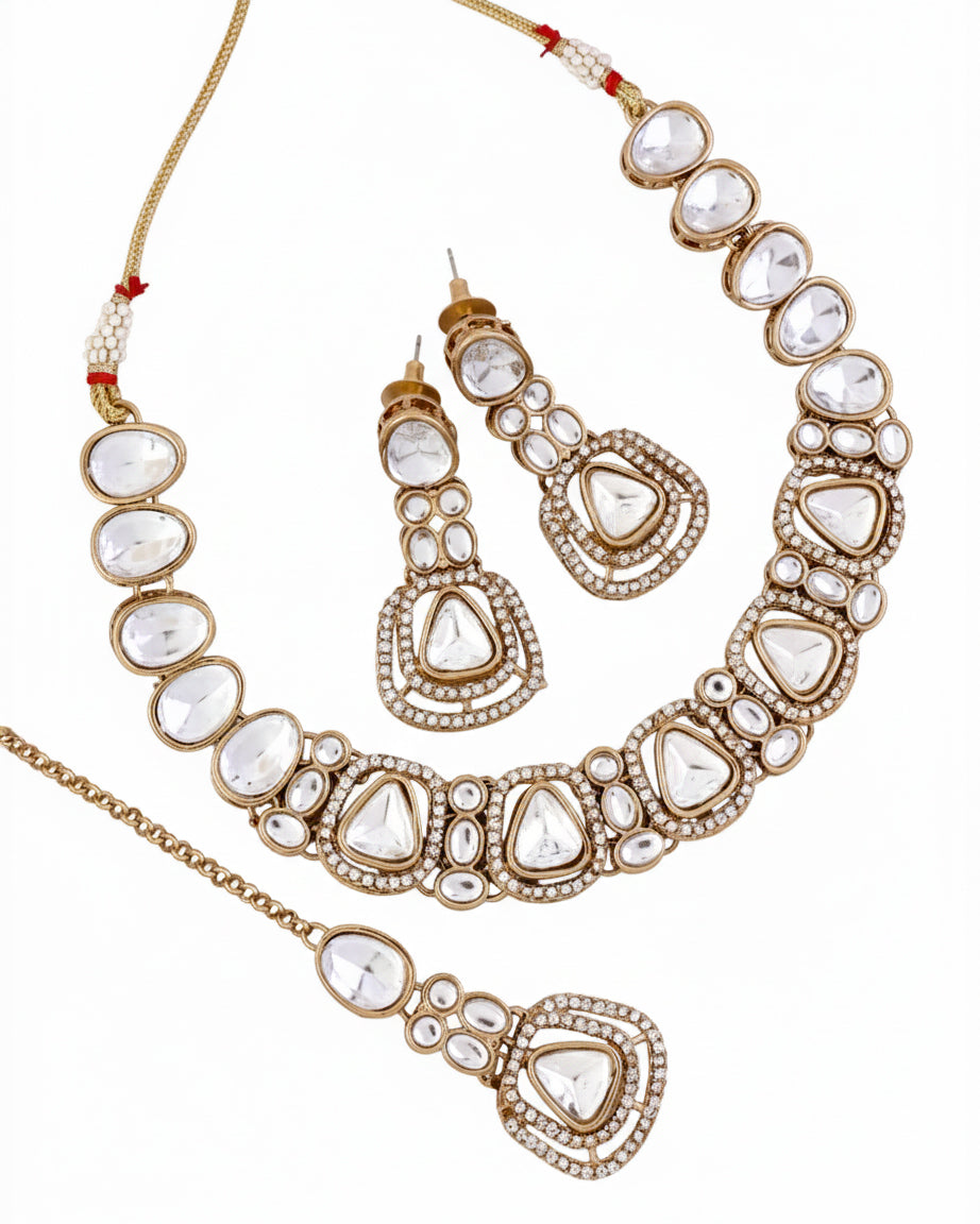 Abhimanyu Polki Dupe Jewellery Set