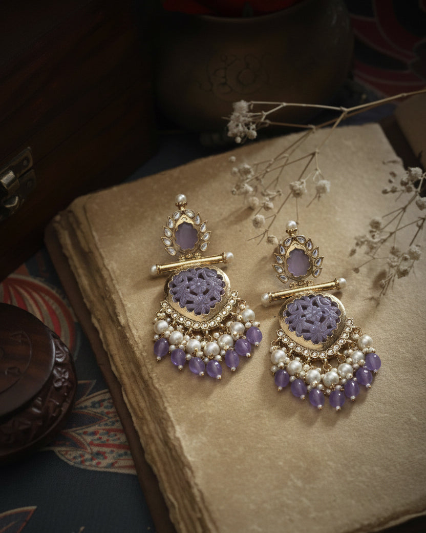 Lilac Anvay Chandbali