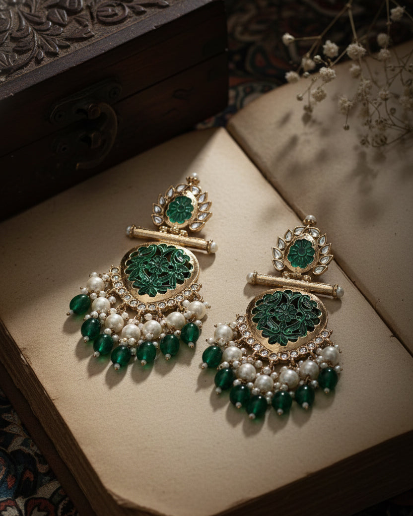 Emerald Anvay Chandbali