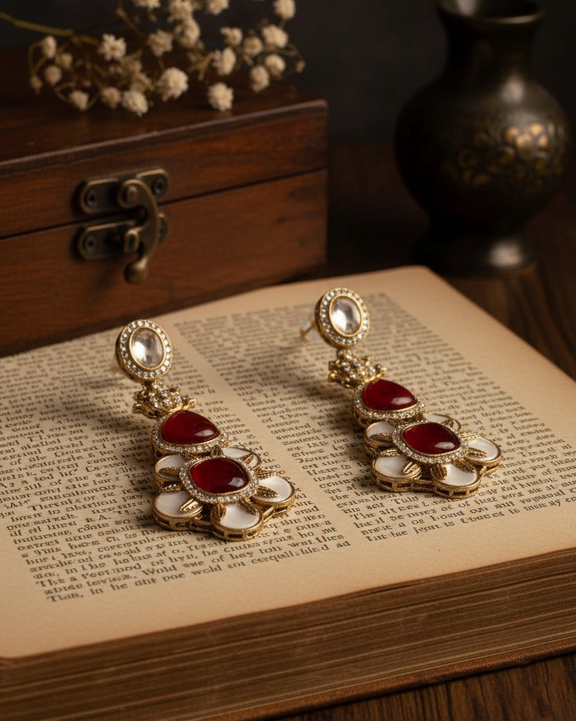 Ruby Ujjwal Monalisa Earring