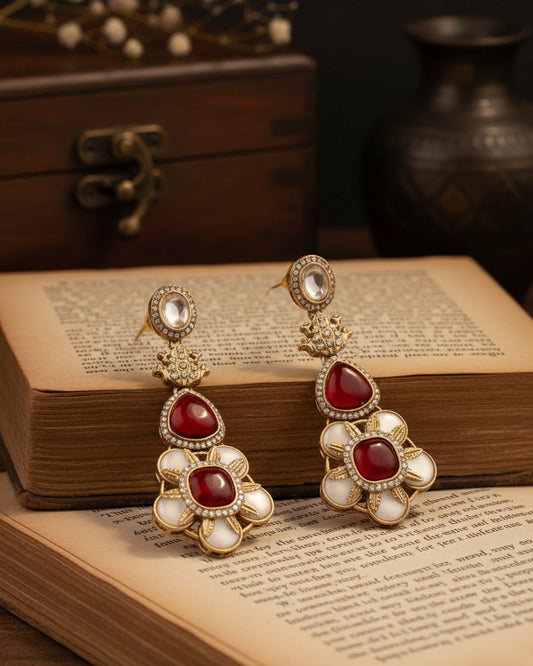 Ruby Ujjwal Monalisa Earring