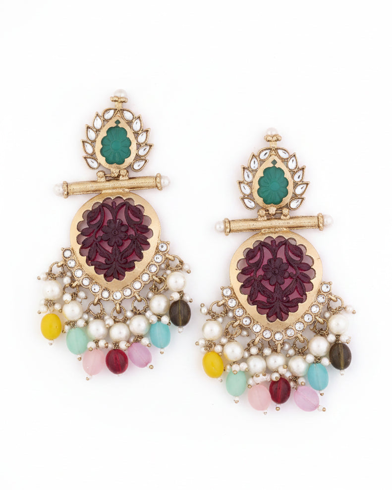 Ruby Multi Anvay Chandbali