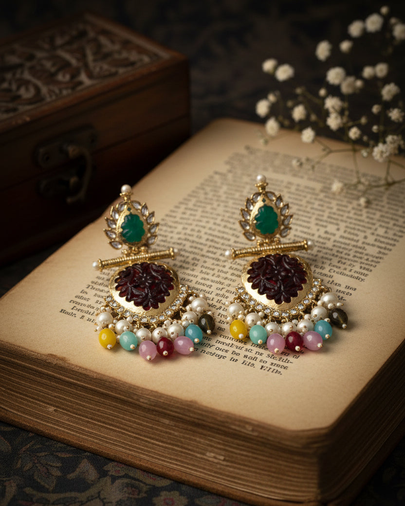 Ruby Multi Anvay Chandbali
