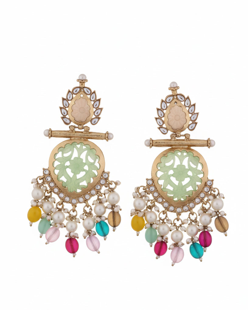 Mint Multi Anvay Chandbali