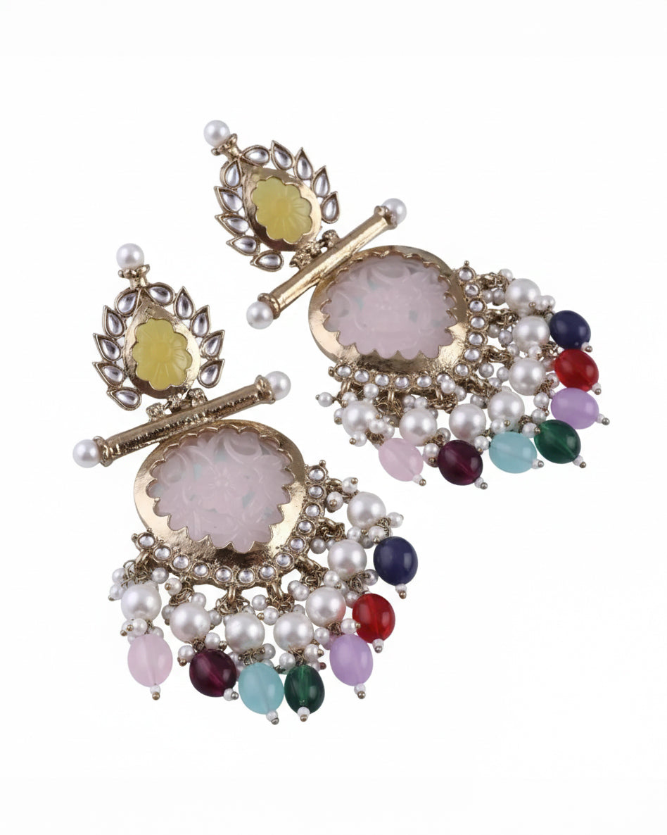 Multi Blush Anvay Chandbali