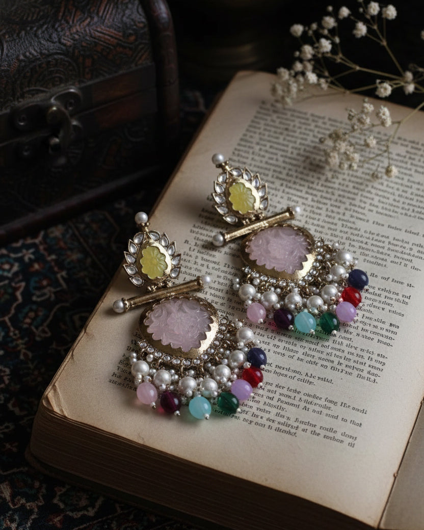 Multi Blush Anvay Chandbali