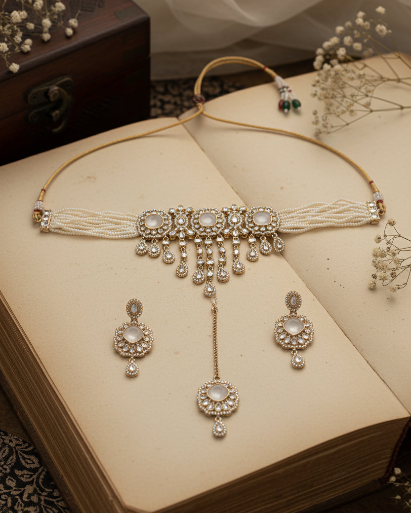 Ivory Shobhiya Premium Jewellery Set
