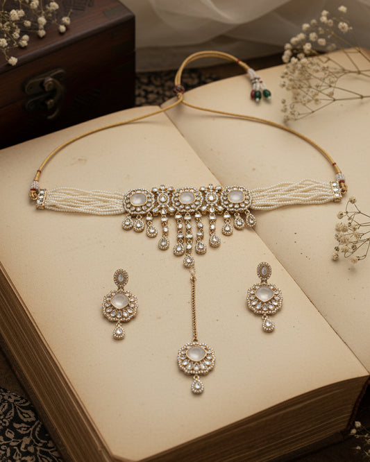 Ivory Shobhiya Premium Jewellery Set