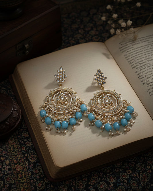 Baby Blue Kumbh Earring