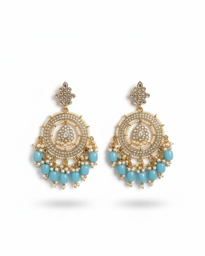 Baby Blue Kumbh Earring