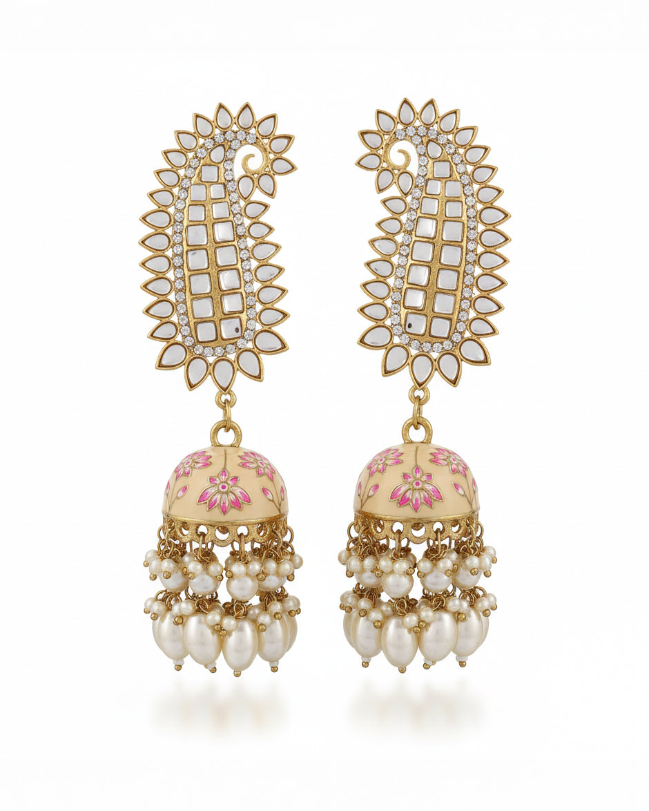 Ivory Dhanu Jhumka