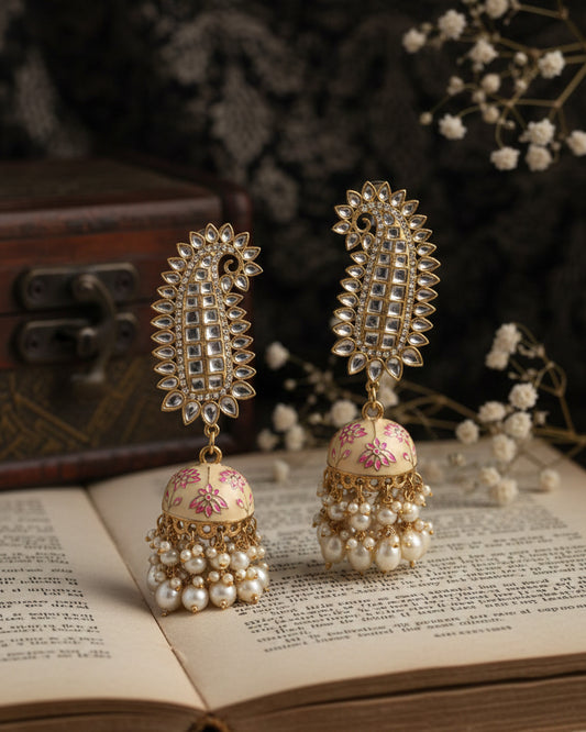 Ivory Dhanu Jhumka
