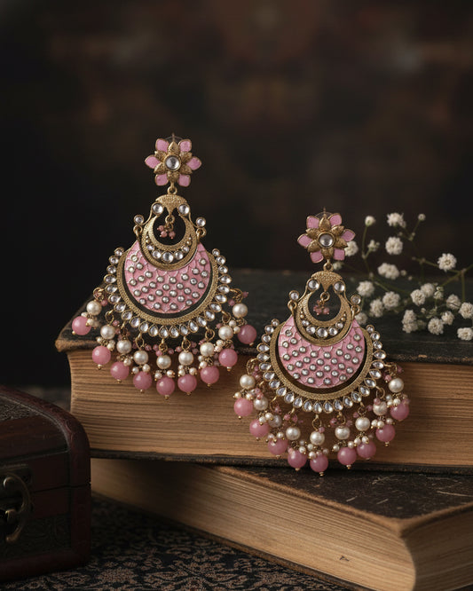 Blush Kark Chandbali