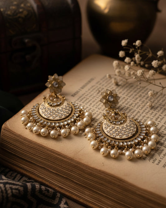 Pearl Kark Chandbali