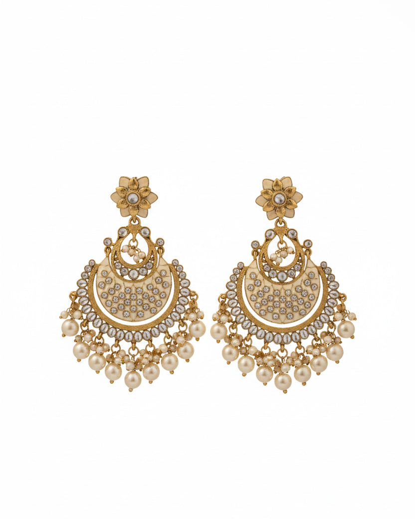 Pearl Kark Chandbali