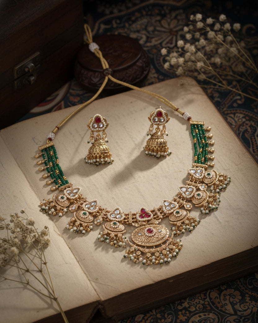 Shlok Jewellery Set - Rajwada