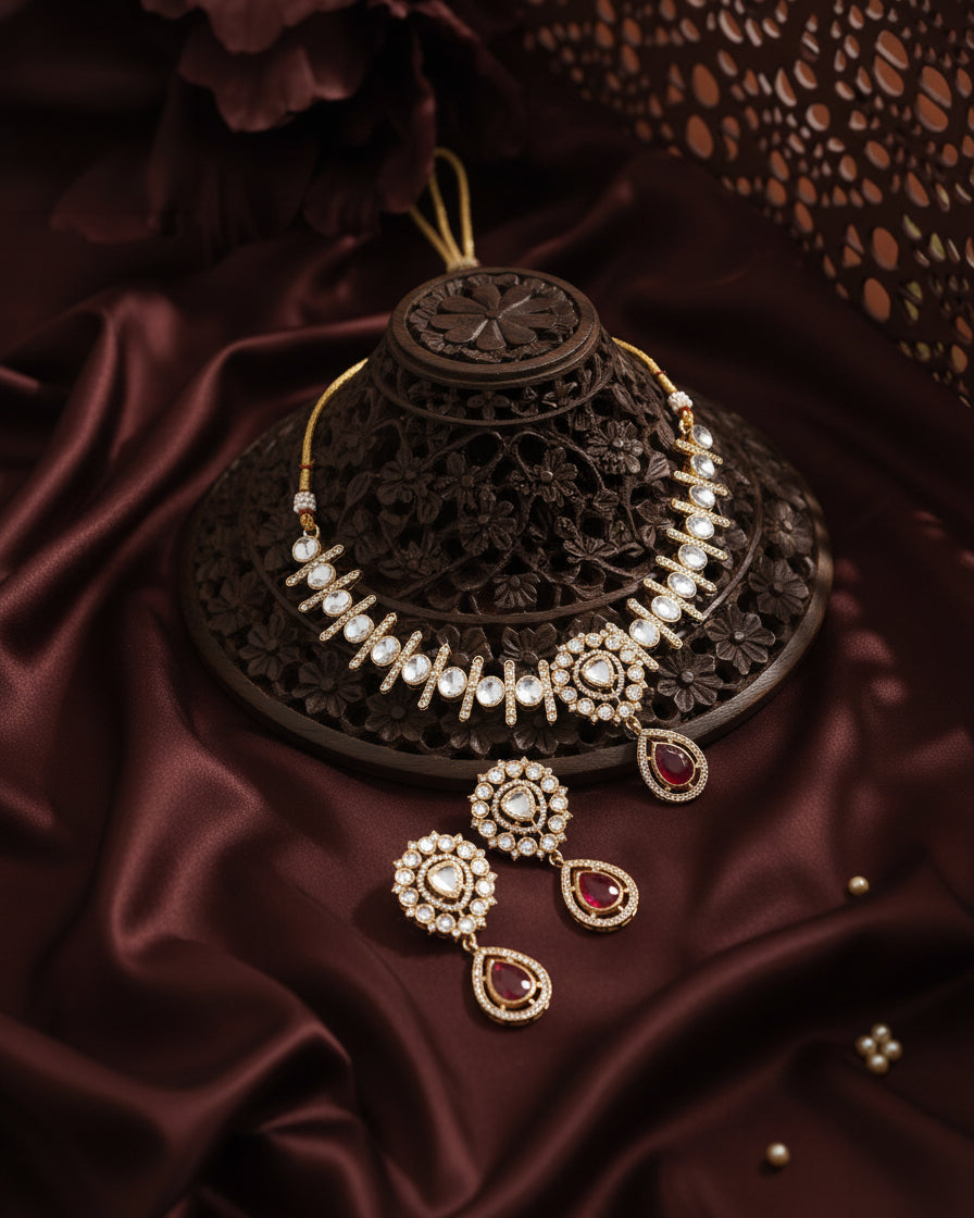 Ruby Mridha Indi Jewellery Set