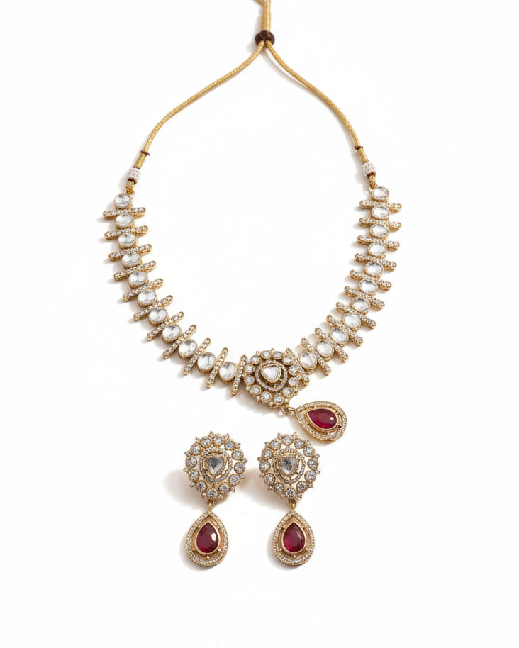 Ruby Mridha Indi Jewellery Set
