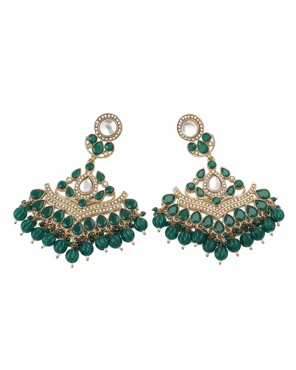 Green Sarthak Chandbali