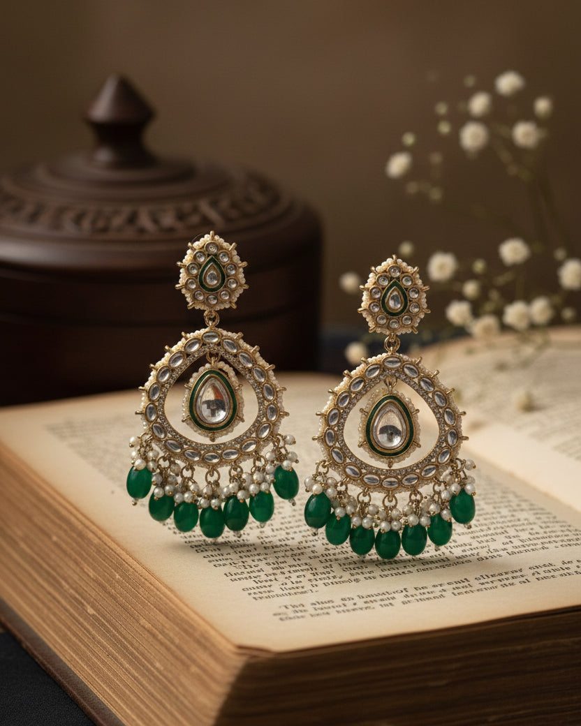 Green Advait Chandbali