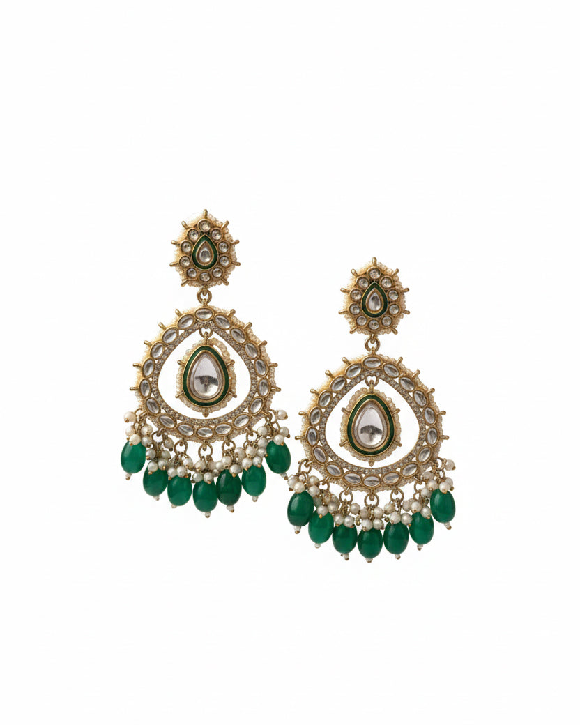 Green Advait Chandbali