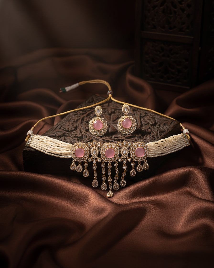 Blush Shobhiya Premium Jewellery Set