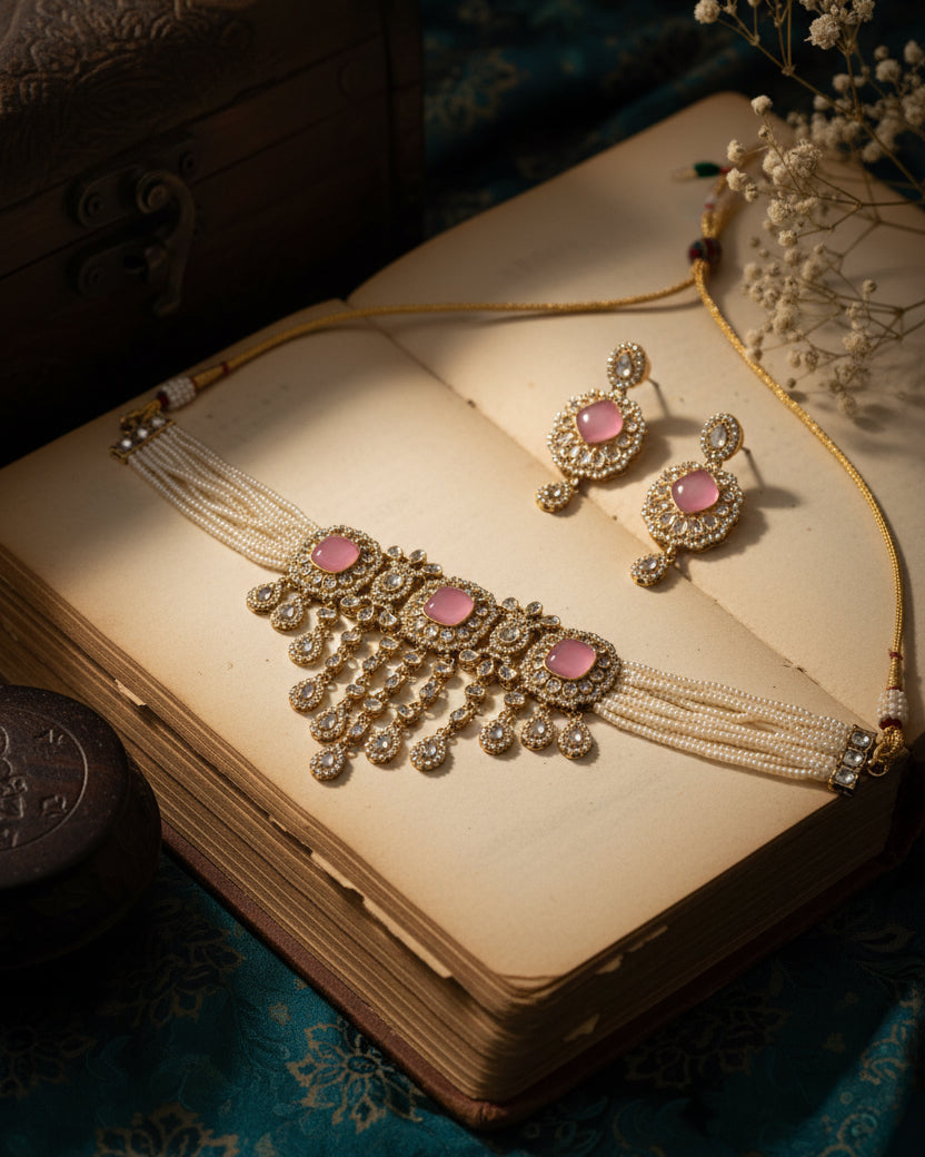 Blush Shobhiya Premium Jewellery Set