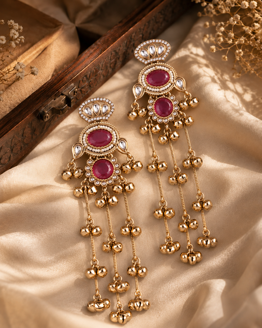 Onion Goura Premium Kashmiri Look Earring