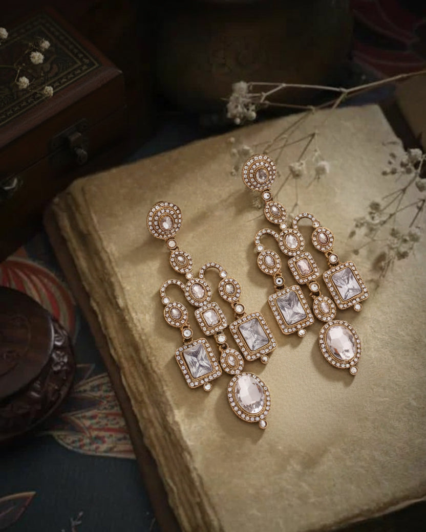 Silver Nayomika Designer Earring