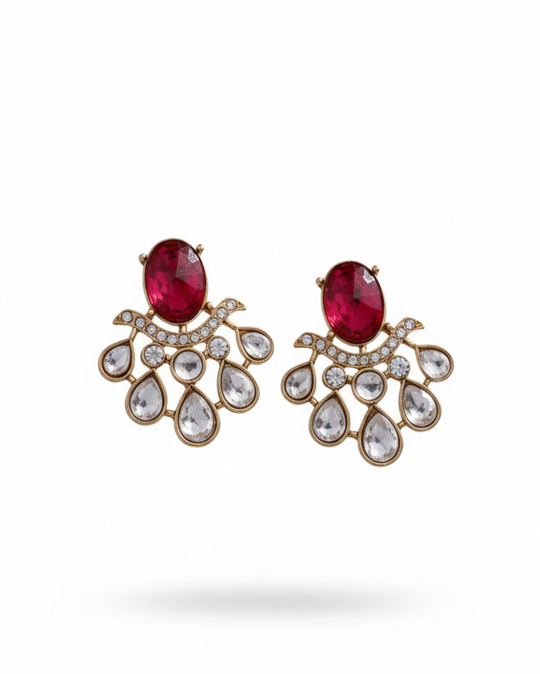 Pink Amevya Designer Stud